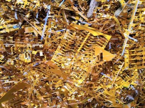 回收镀金废料